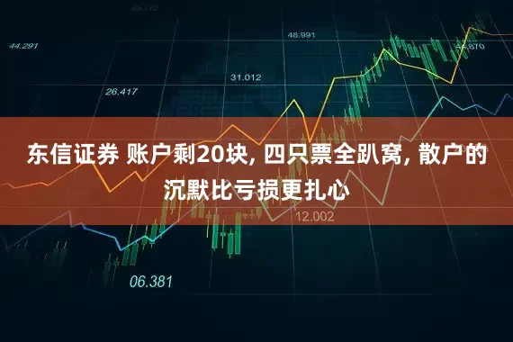 东信证券 账户剩20块, 四只票全趴窝, 散户的沉默比亏损更扎心